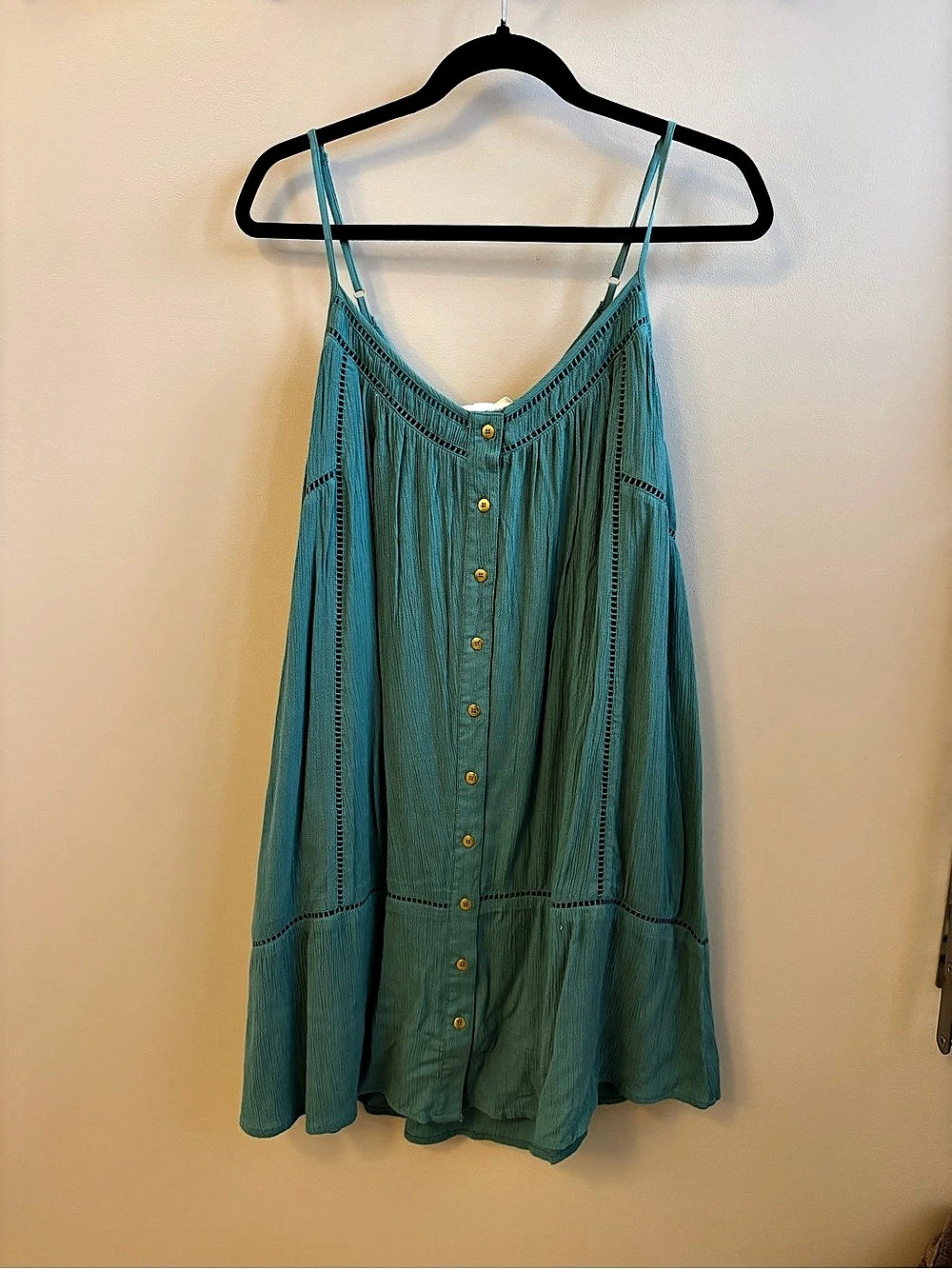 Koy Resort. Miami strappy button up dress.